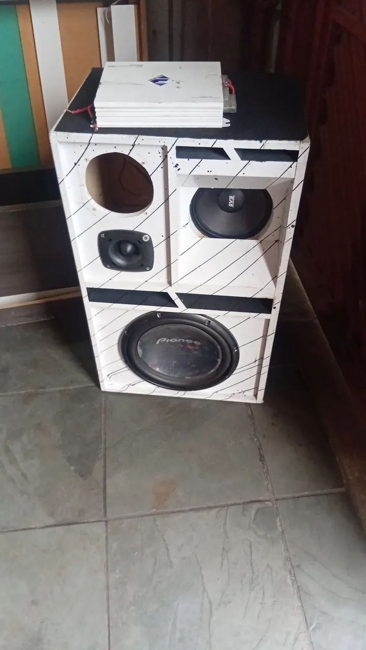 Caixa de Som para Carro com Subwoofer Pioneer
