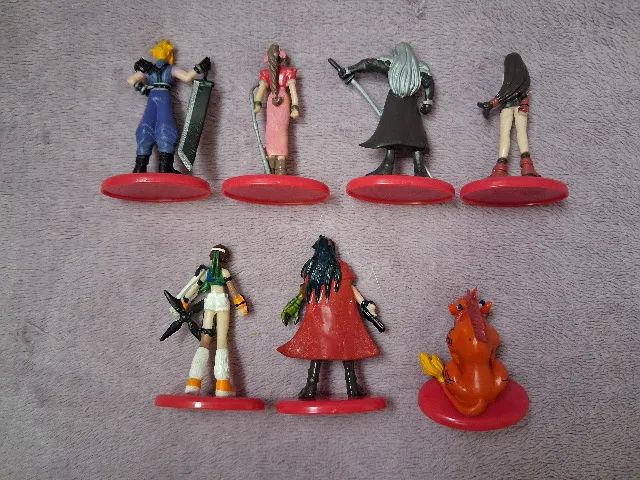 Final Fantasy 7, Bonecos Promocionais Coca Cola, Miniatura oficial, Squaresoft - Foto 2