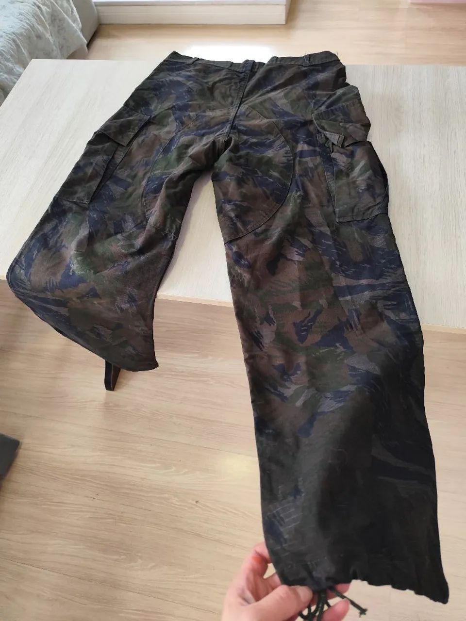 Jaqueta e calça camuflada Verde  - Foto 4