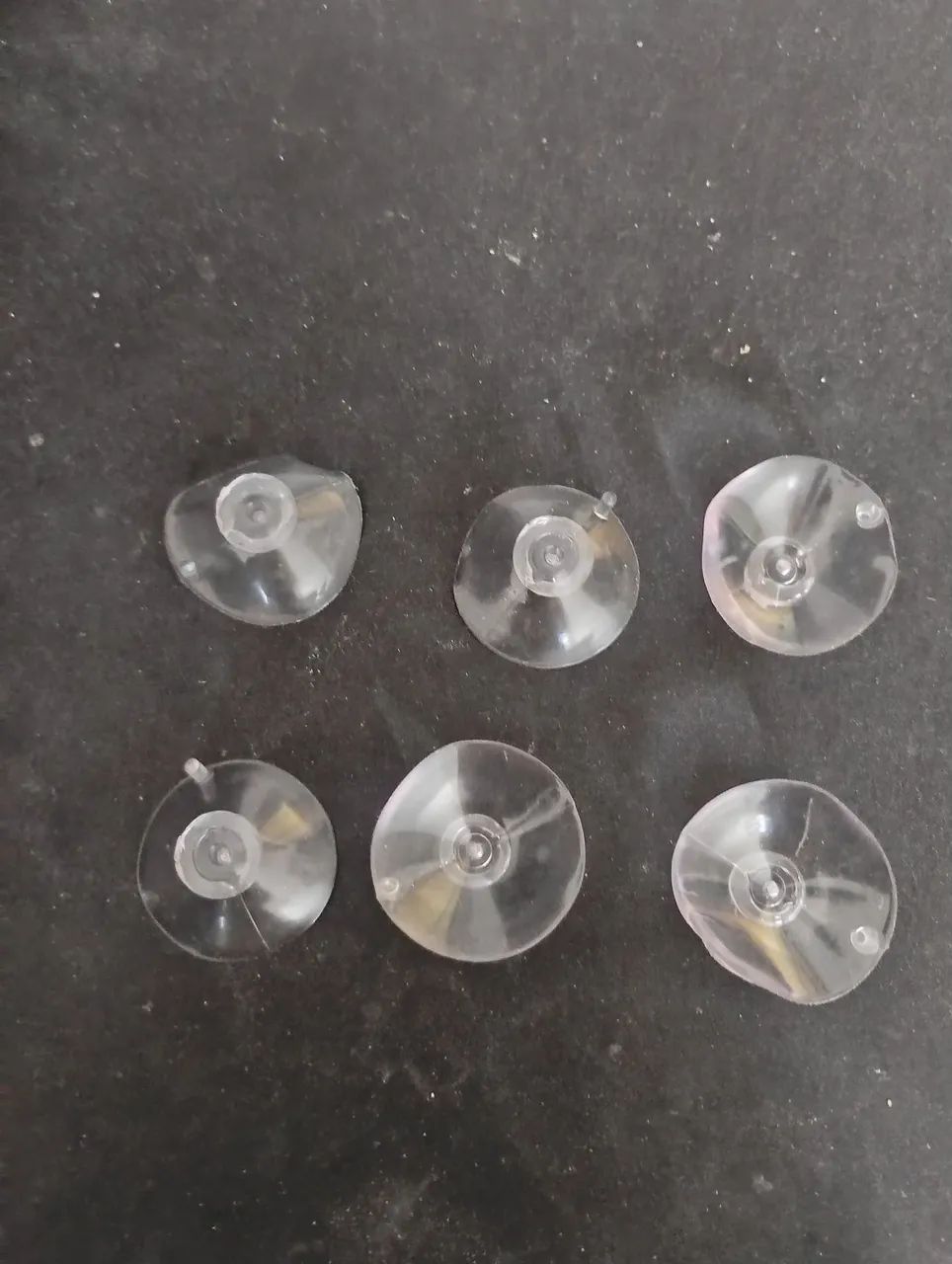 Ventosas de Silicone Transparente - Kit com 06 unidades. - Foto 4