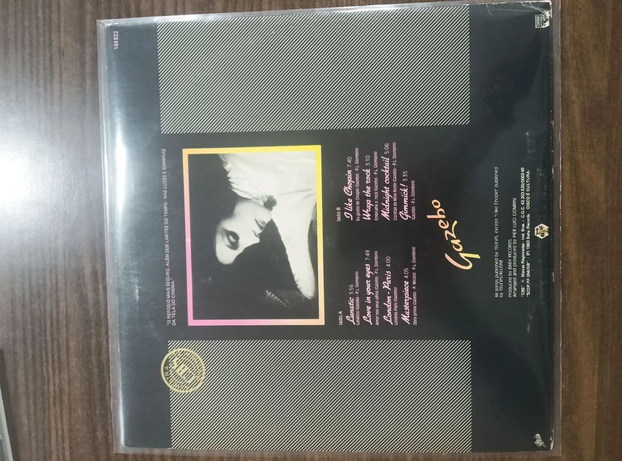 Gazebo I Like Chopin LP vinil disco - Foto 2