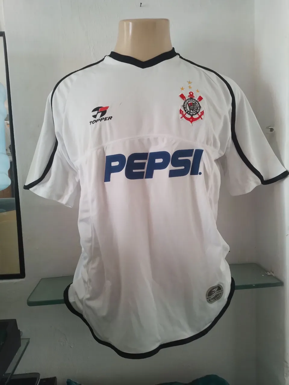Camisa oficial Corinthians-SP topper 2001