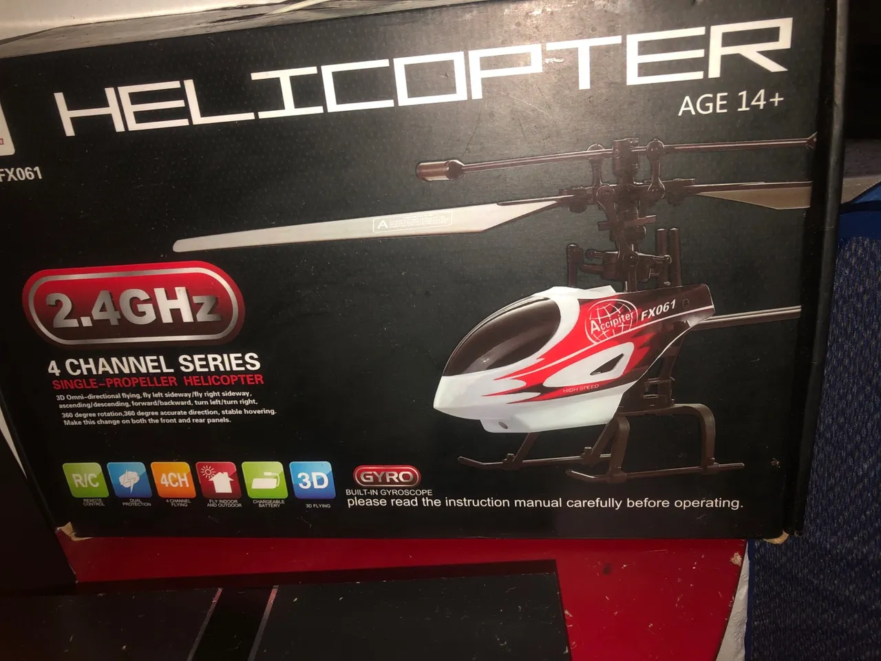 Helicóptero Accipiter FX061 - 2.4GHz