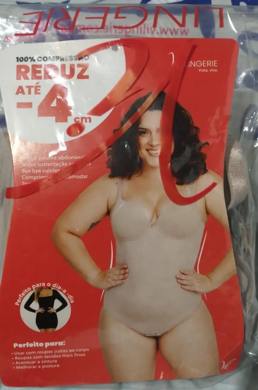 Body Modelador Redutor de Medidas - Até 4cm!
