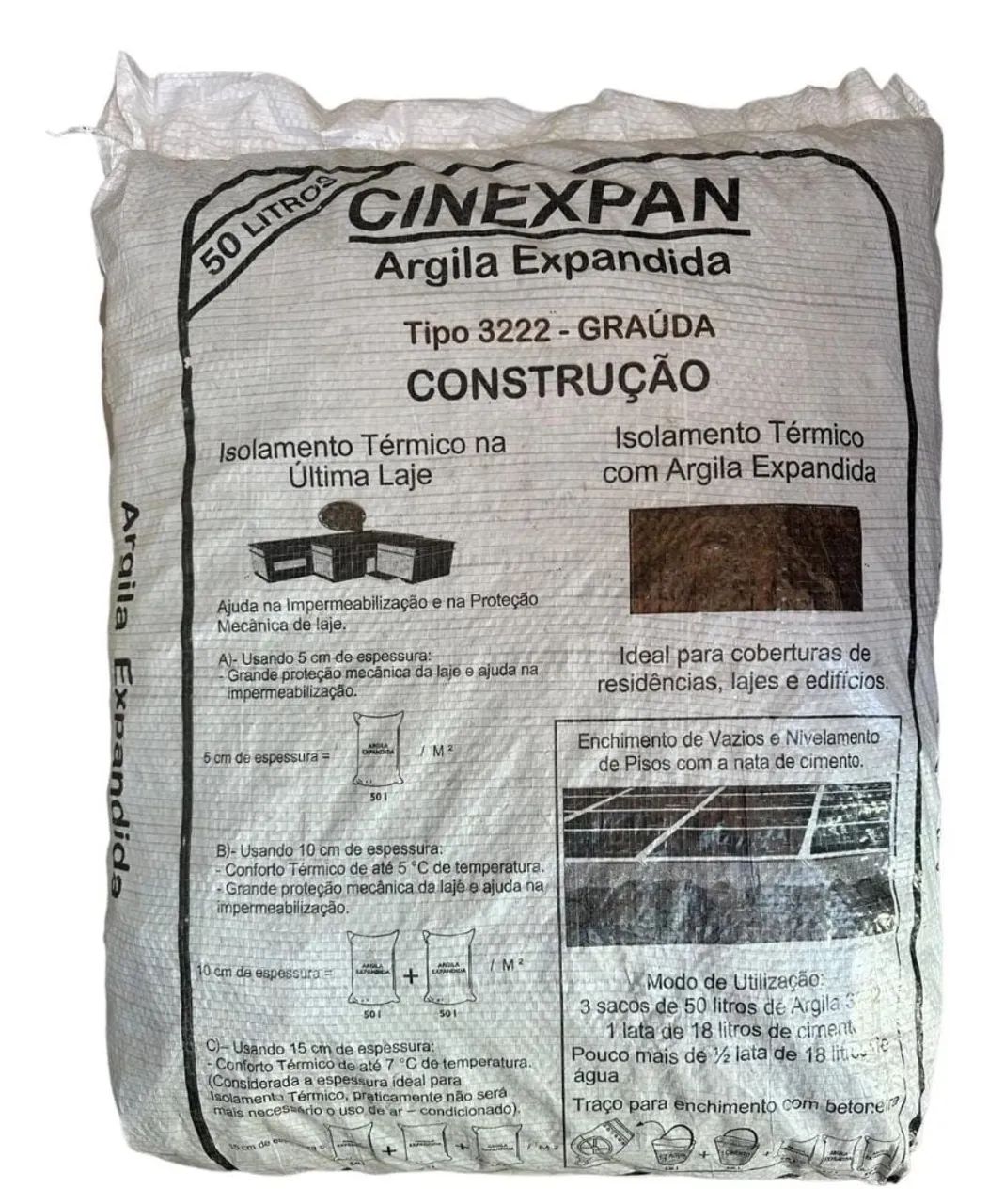 Argila Expandida Cinexpan Saco 50 litros - Foto 2
