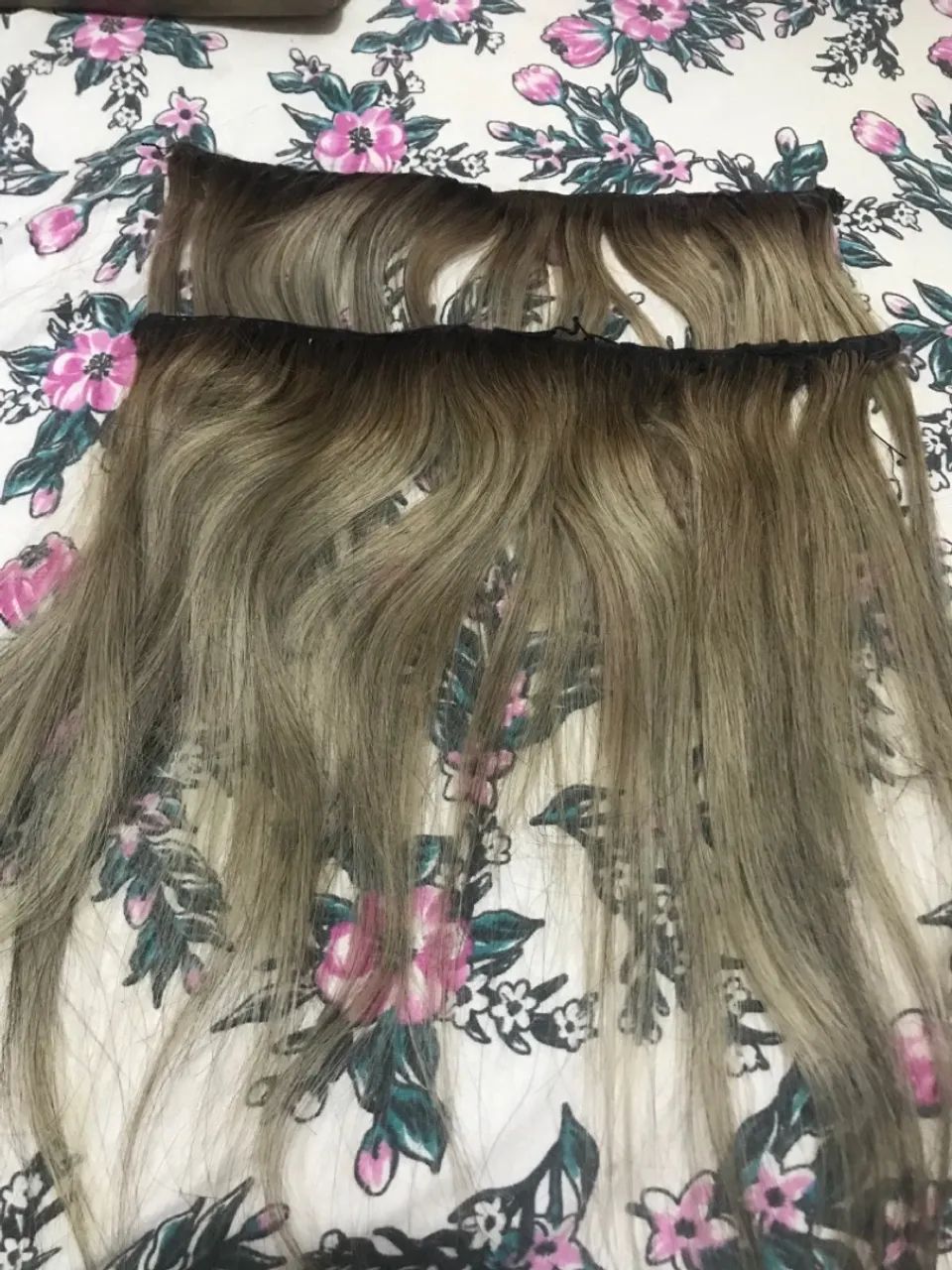 Loira cabelo humano 36 centímetros duas telas!!
