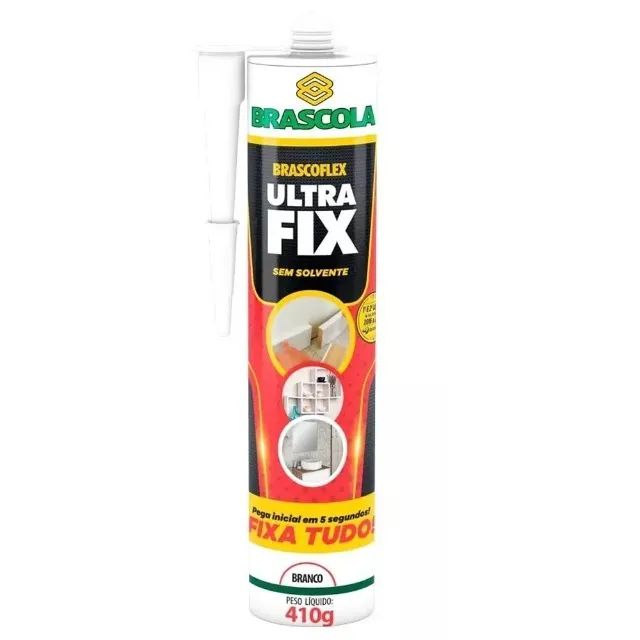 COLA FIXA TUDO BRASCOFLEX ULTRAFIX BRANCO 410G