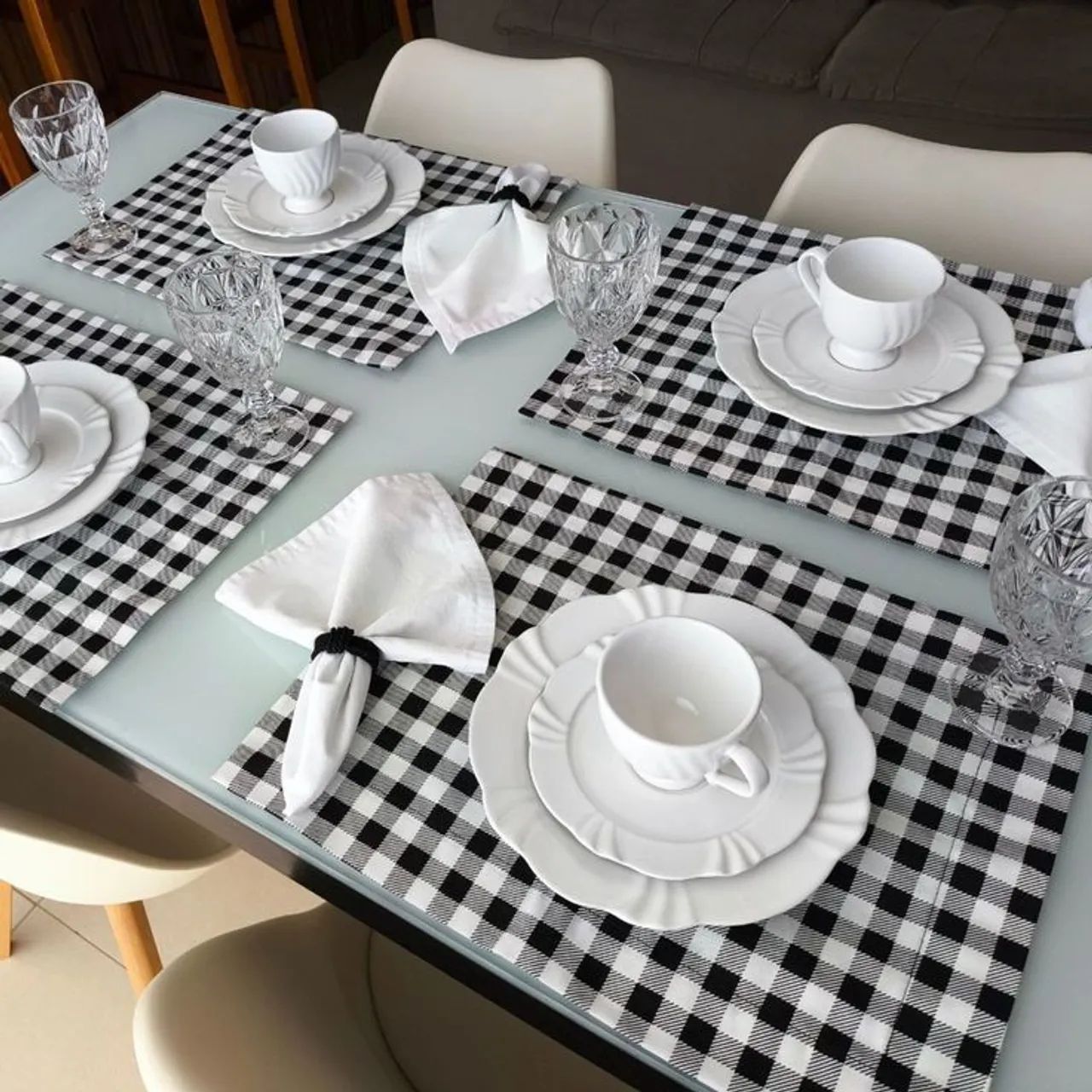 Jogo americano retangular! 