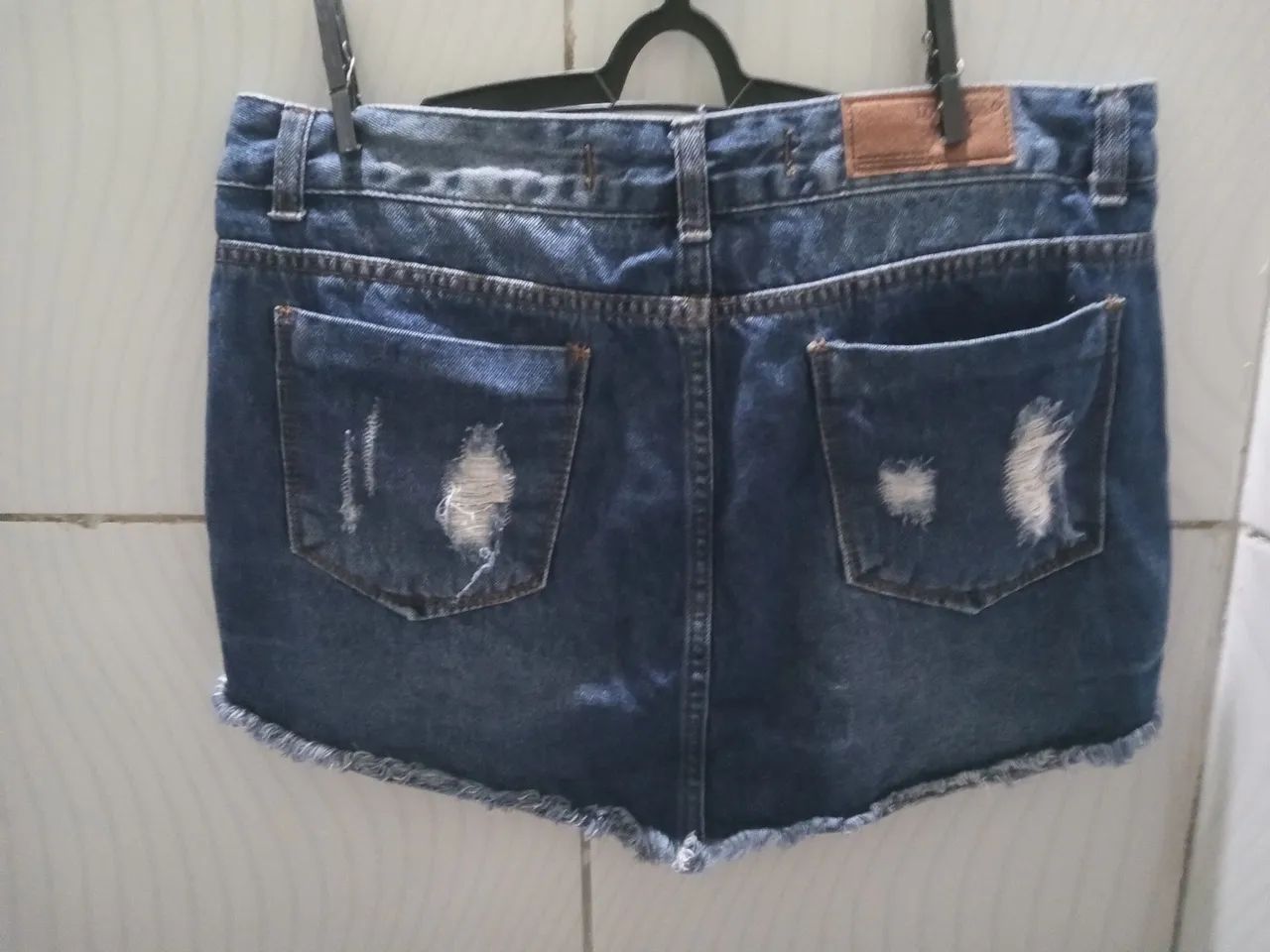 Saia  Jeans Destroyed Love Bliss 42 - Foto 4
