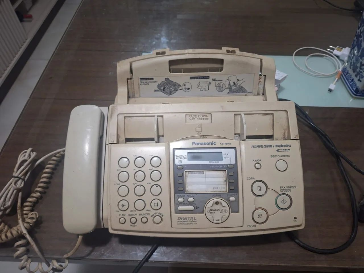 Fax e telefone Panasonic 