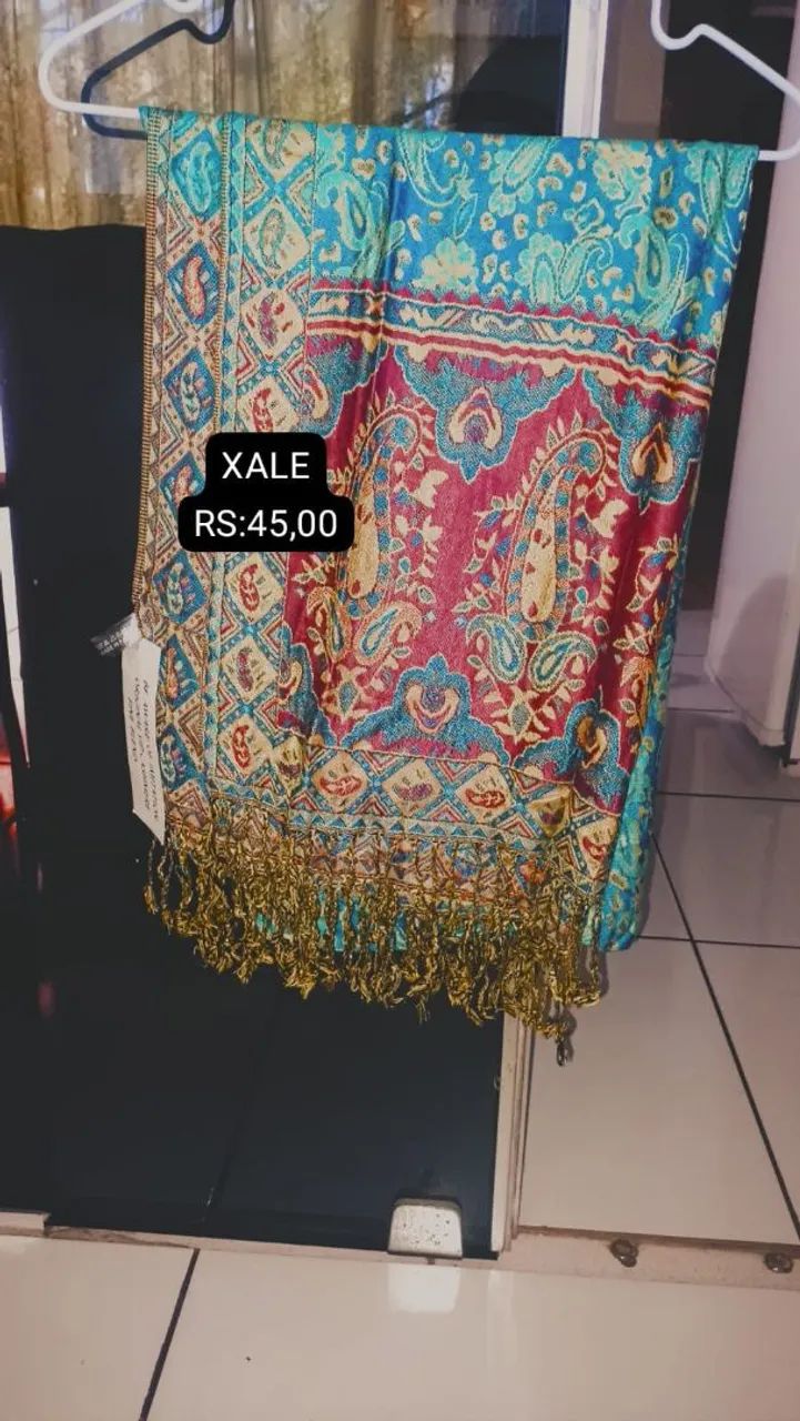 Xale Feminino Jerull com Franjas - Promoção - Foto 6