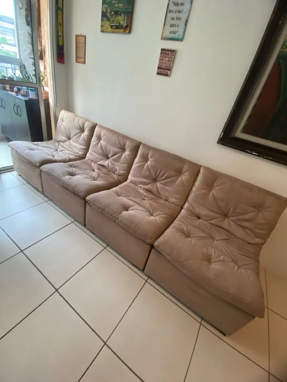 Sofá de canto moderno e confortável. - Foto 2