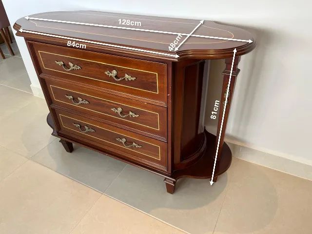 Aparador estilo Clássico com Marchetaria - Lindíssimo - Foto 6