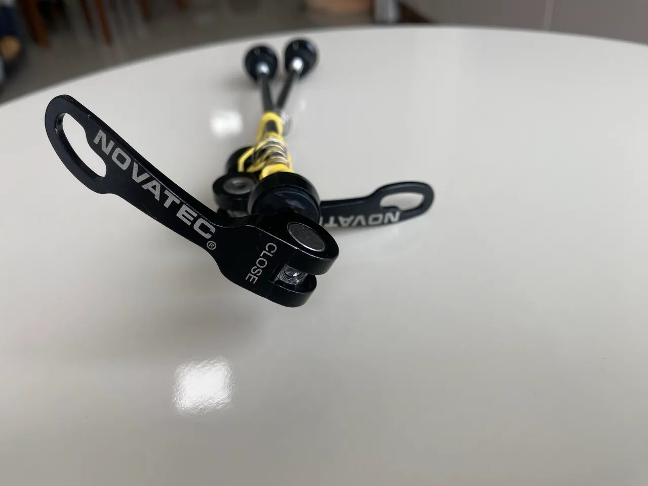 Par cubos novatech padrão shimano 12v MS eixo qr  - Foto 5