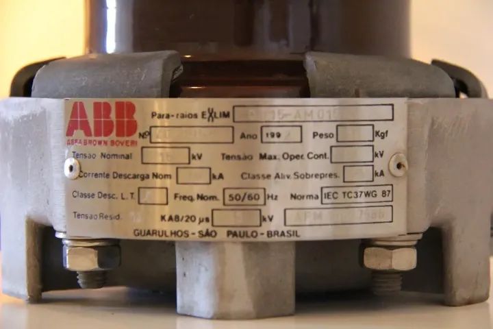 Isolador Para-raios Abb - Projeto Suissa - Década 70  - Foto 4