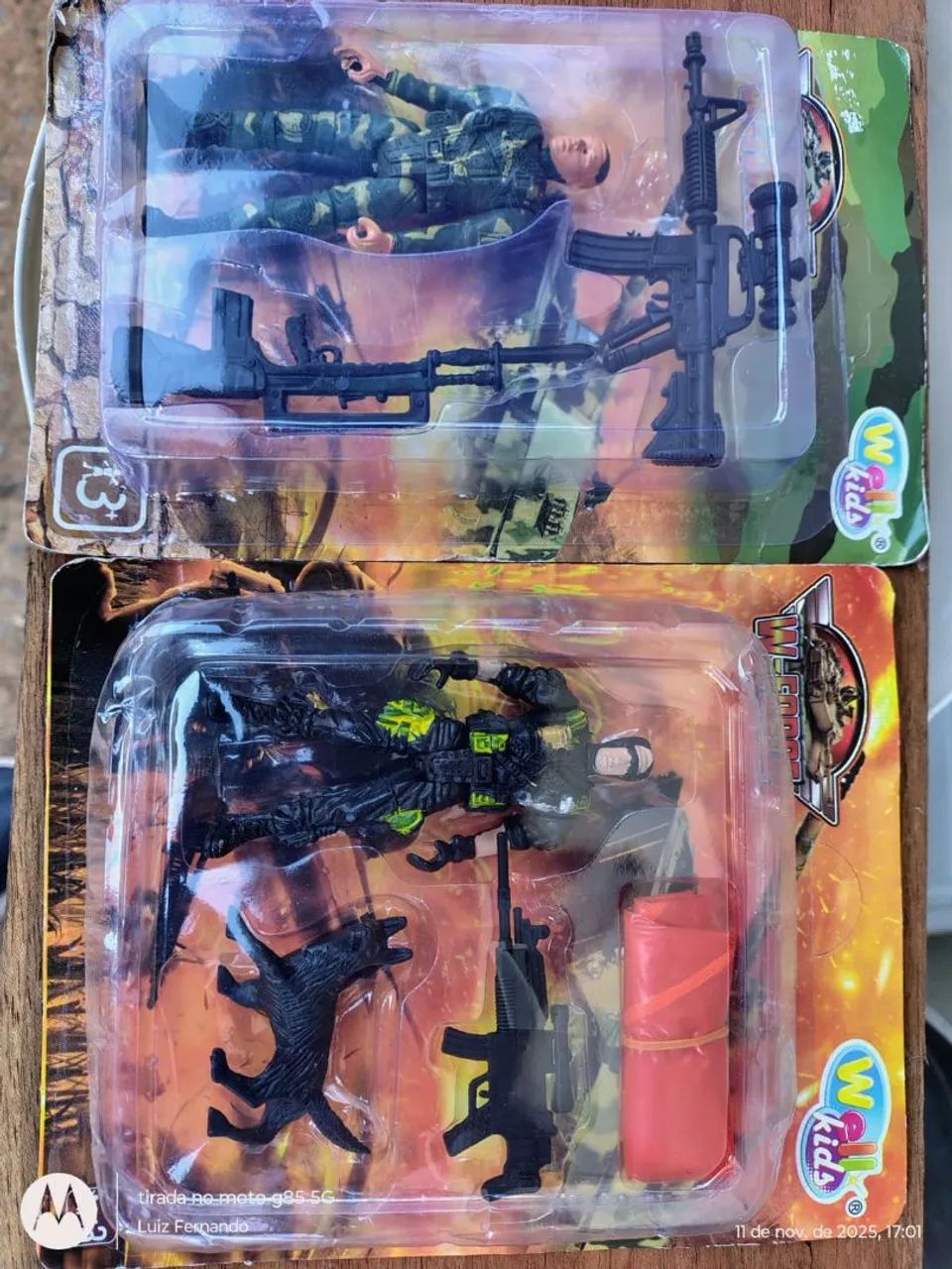 Boneco soldado militar lote