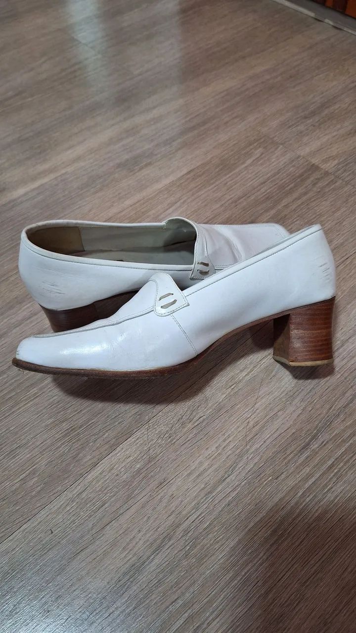 Sapato Social Feminino Branco - Foto 4