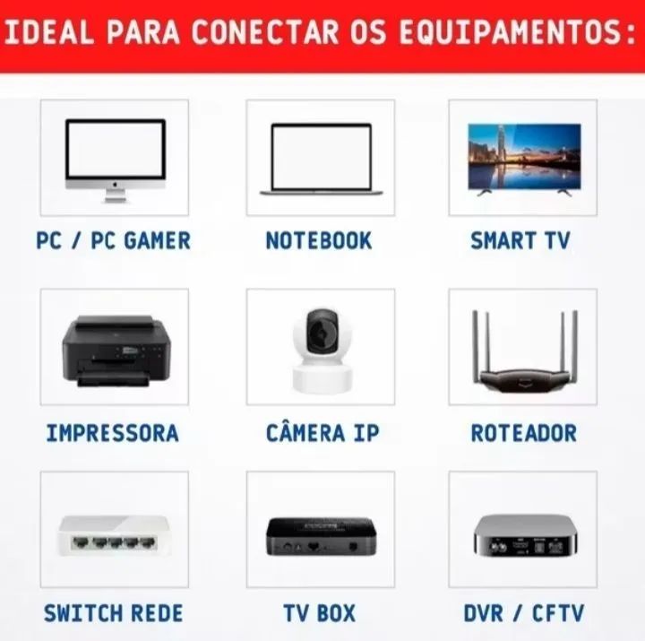 Cabo rede 10 metros - Foto 4