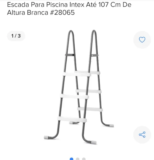 Escadinha para piscina