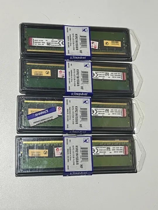 4x Kingston 8GB DDR4 2666MHz - Memória RAM para PC