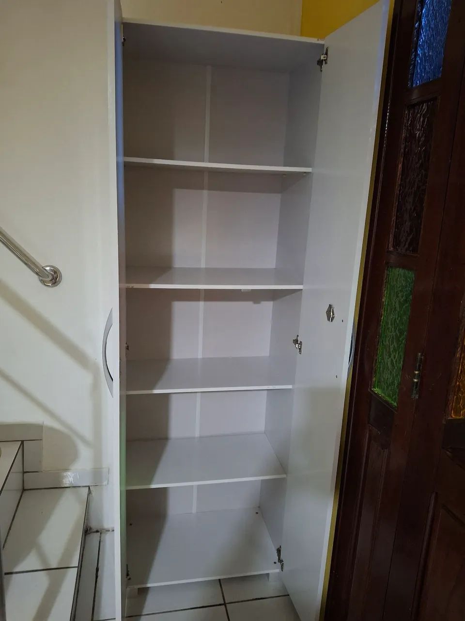Armário de 2 portas branco multiuso - Novo - Foto 2