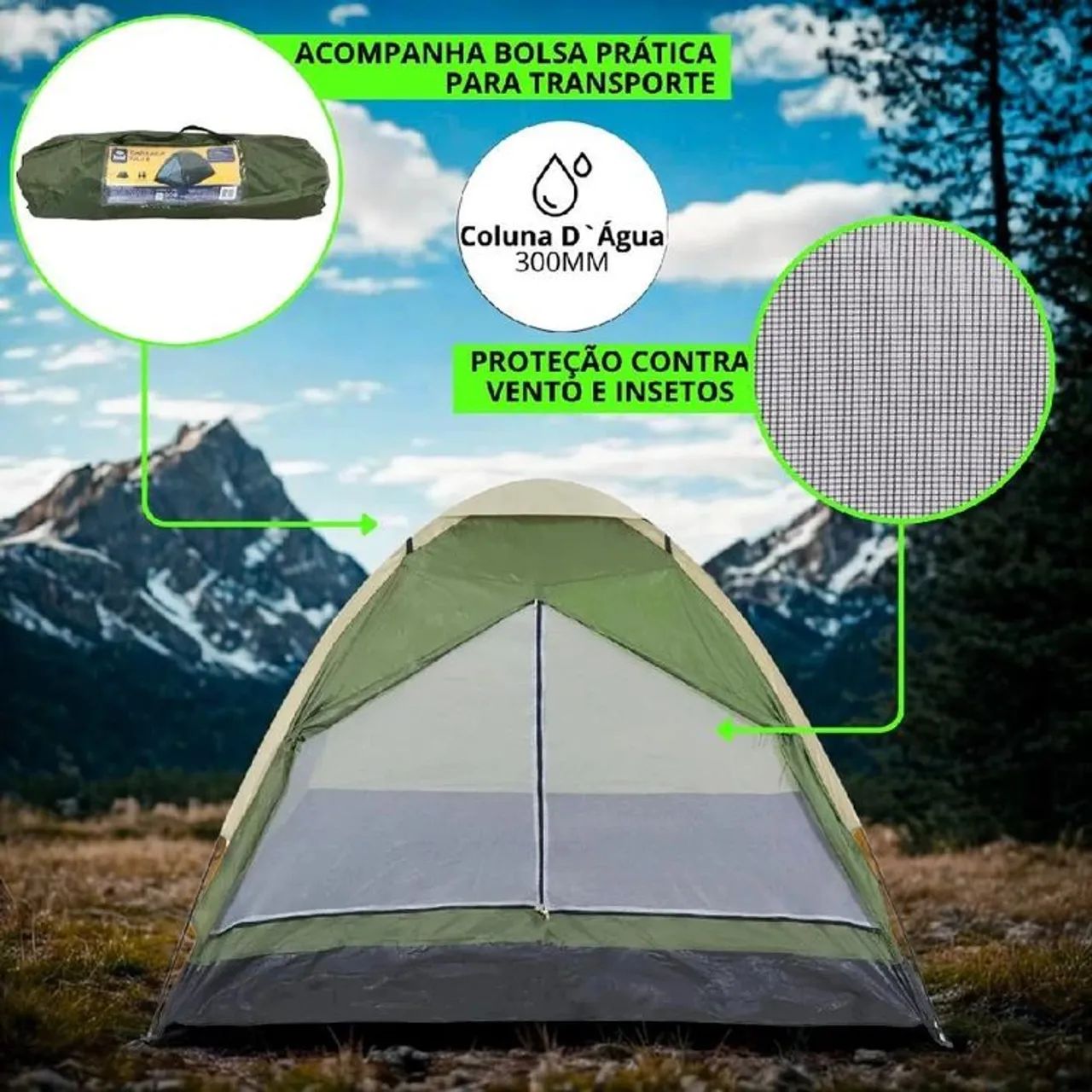 Barraca de acampar - Foto 3