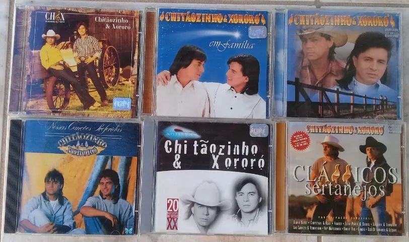 FT DVD CD 各種(1点から購入可) chitãozinho & xororó-6 cds originais-pacote-6 - CDs, DVDs etc