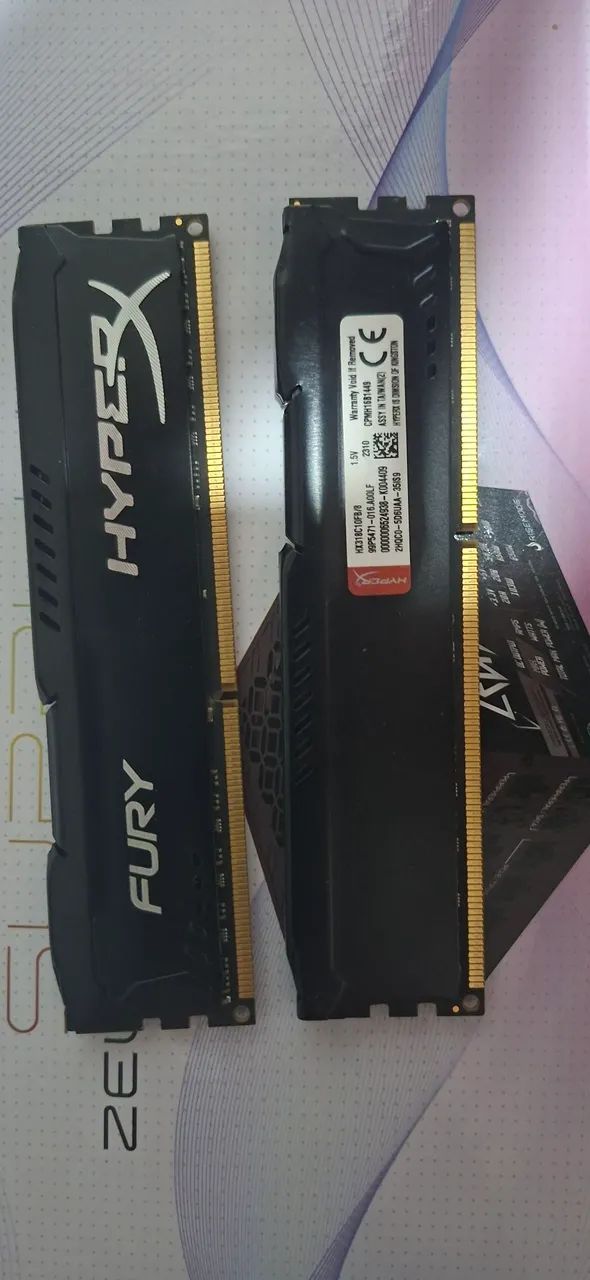 memória ram 8gb ddr3 hyperx