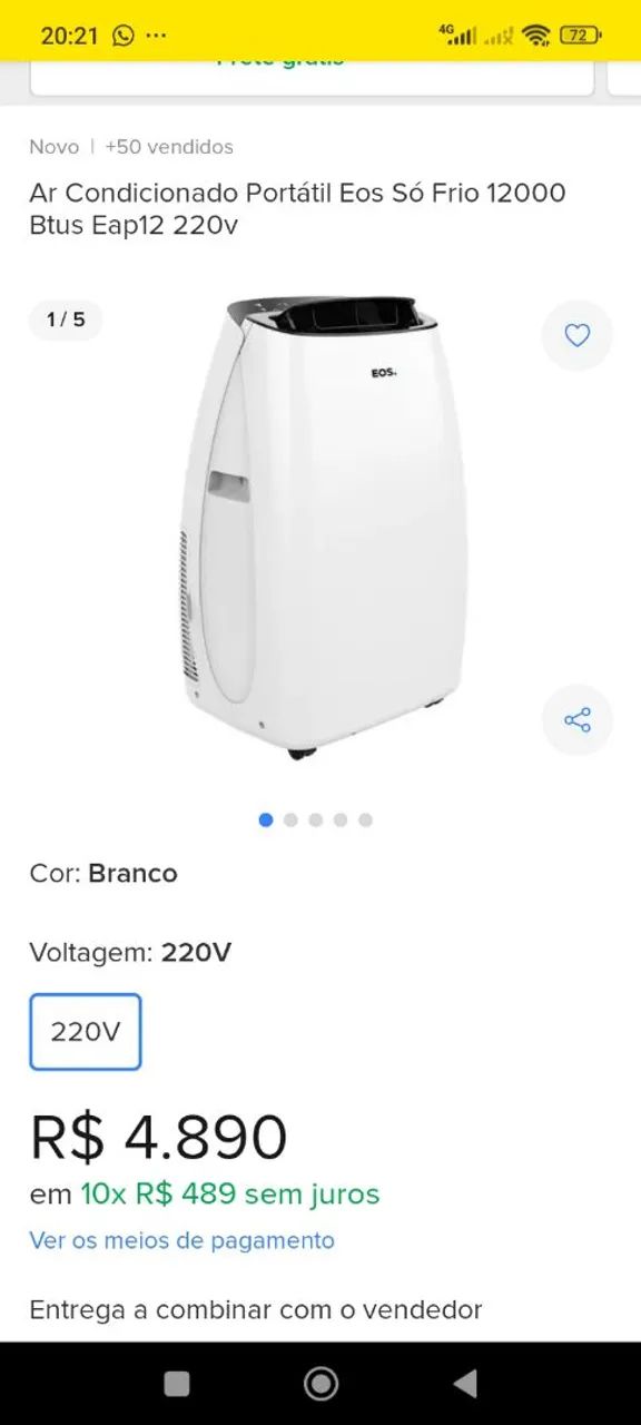 Ar Condicionado EOS Arctic Fresh - Foto 4