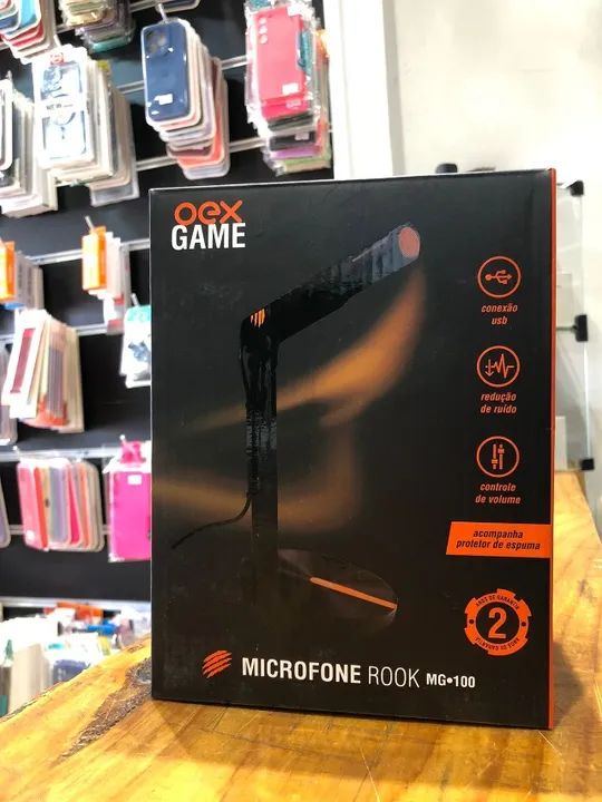 Microfone Gamer OEX Omnidirecional Rook Podcast - MG100 - Foto 3