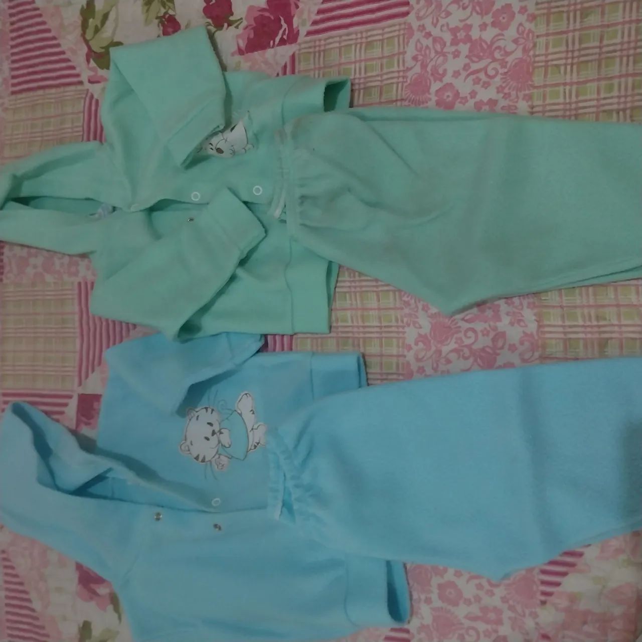 Conjunto de plush para Bebê -  verde disponível 