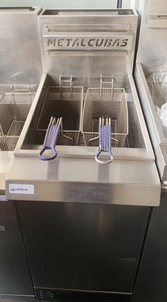 Fritadeira a Gás MetalCubas com 2 Cestos 