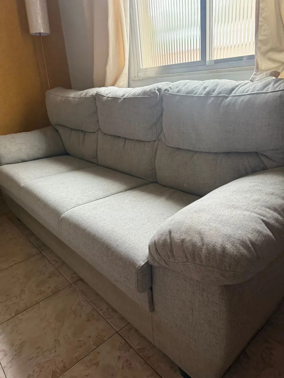 Sofá 2 lugares cinza  - Foto 3