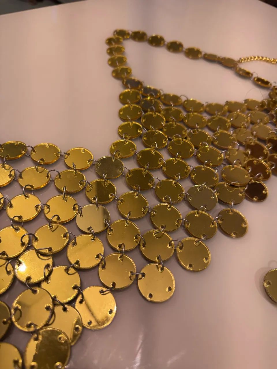 Top ajustável dourado