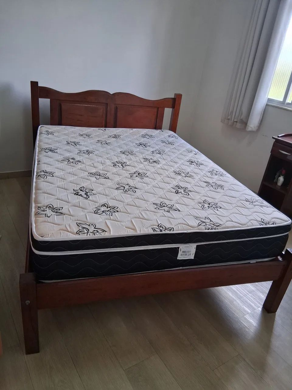 Cama de casal, com colchão Ortobom. - Foto 2
