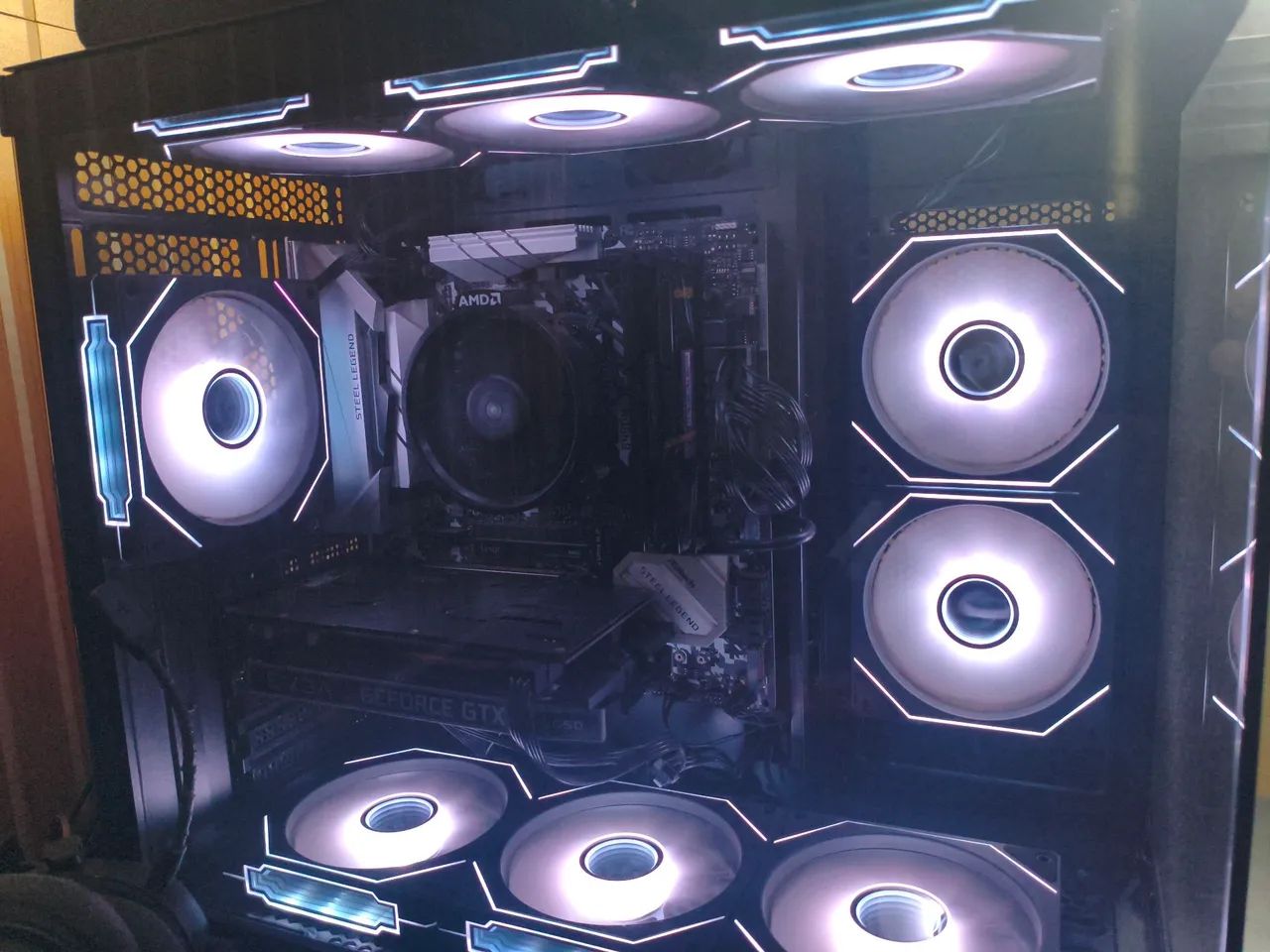 Pc Gamer completo com Mesa e Katana de brinde - Foto 3