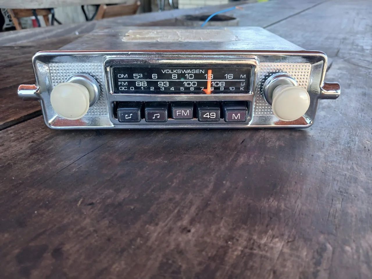 Rádio fusca antigo
