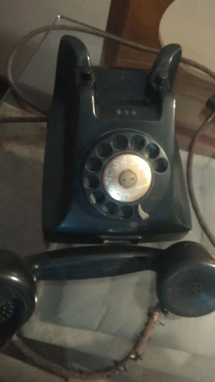 Telefone preto antigo  - Foto 2