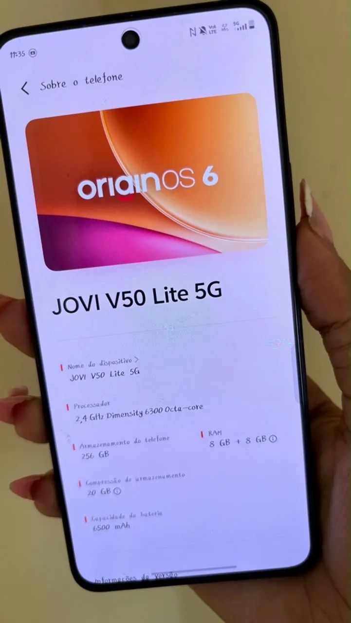 Smartphone Jovi V50 Lite 