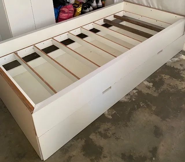 Cama de solteiro PROJETADA com cama auxiliar  - Foto 4