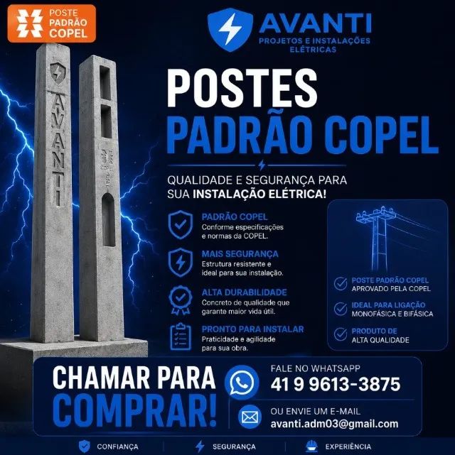 Serviços Elétricos | Eletricista | Padrão Copel | Avanti - Foto 2