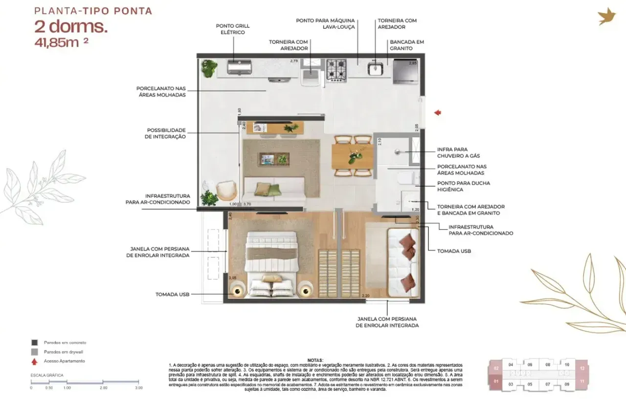 PLANTA 41m²