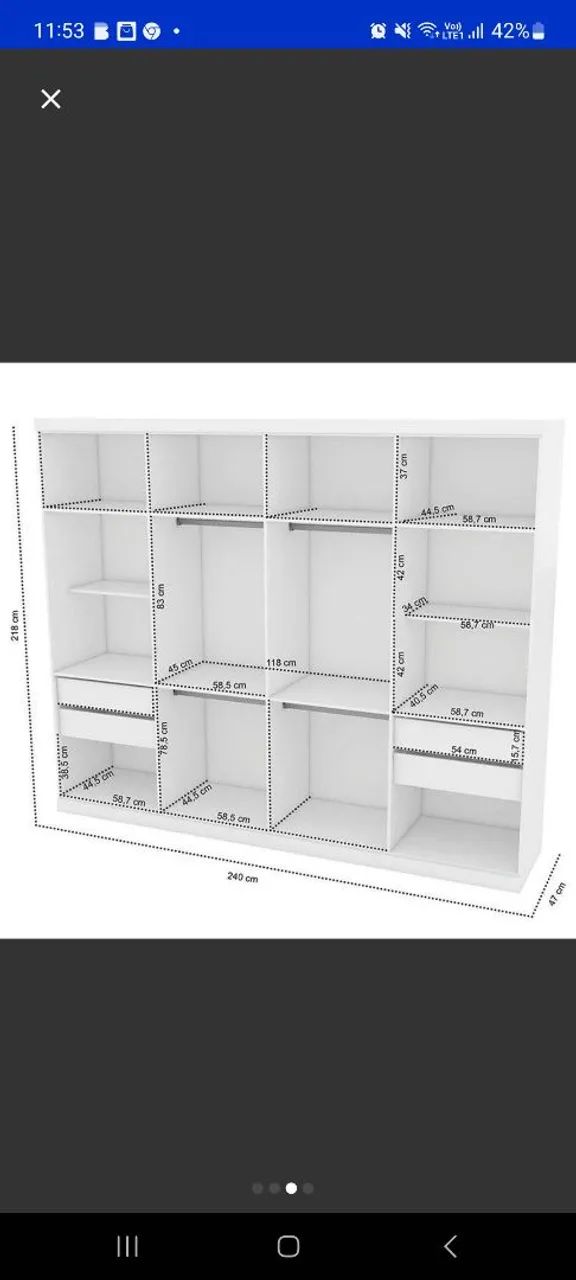 Guarda roupa 8portas  - Foto 3