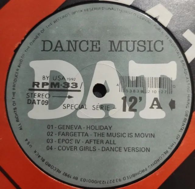 Disco de Vinil LP Dance Music DAT 09 (importado) - Foto 3