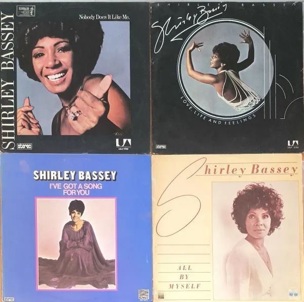 Coleção Shirley Bassey com 4 LPs - Vinil - Presente de Bom Gosto !!!