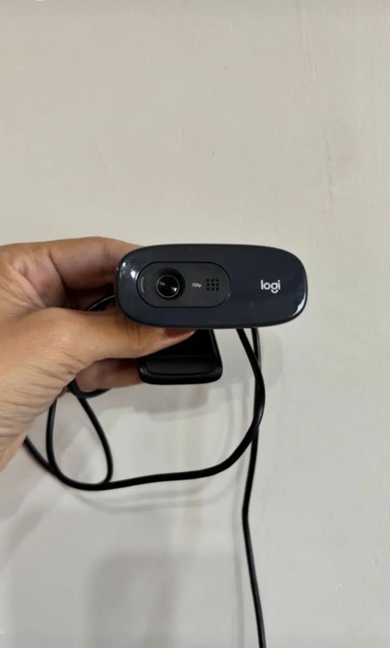 Webcam Logitech C270 HD - Usada em ótimo estado