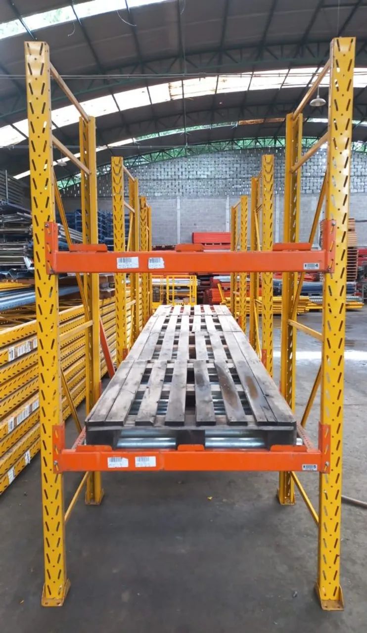Push Back - Águia sistemas 1.000 kilos Pallet  - Foto 4