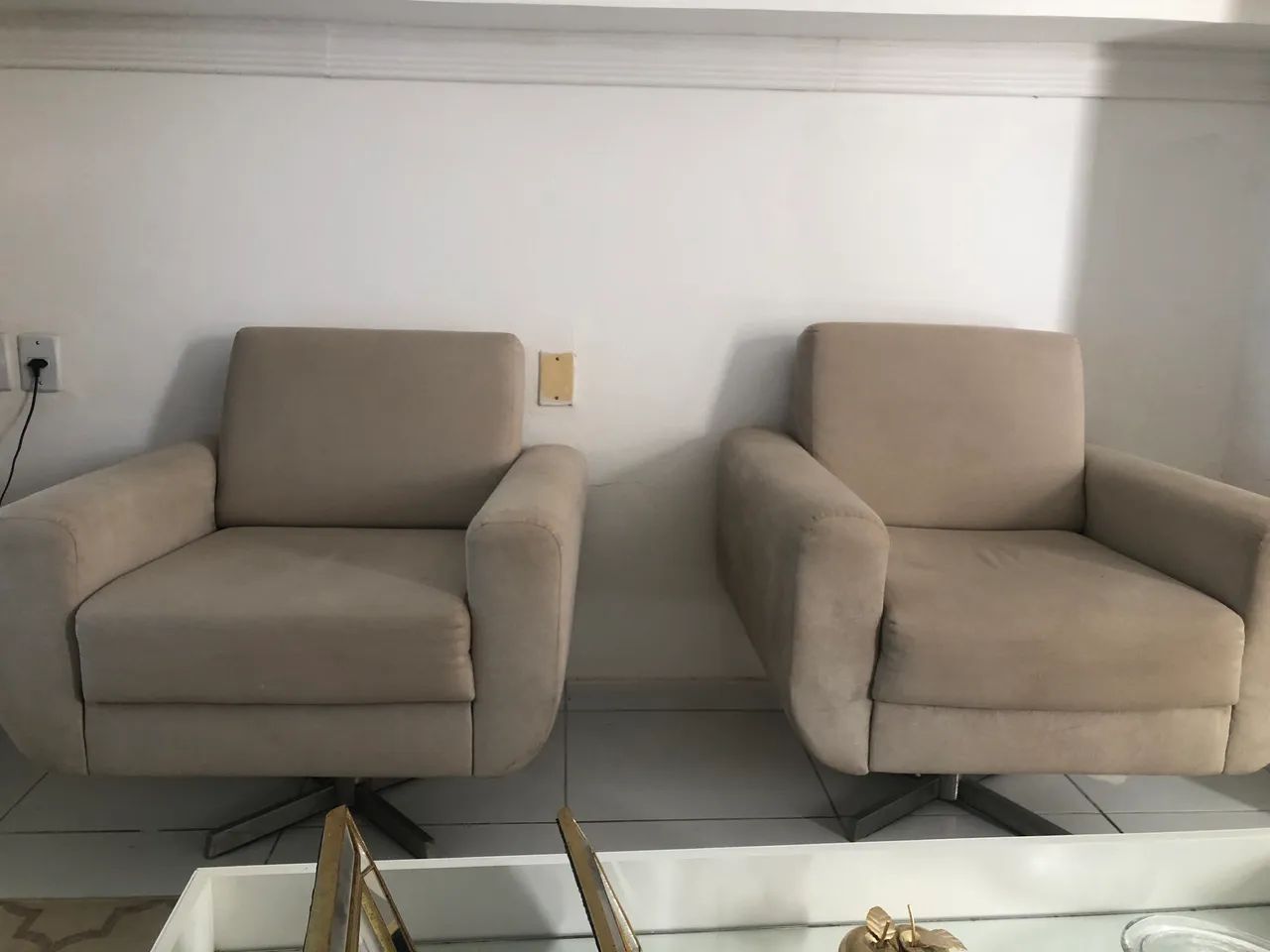 Cadeira de sala giratória de inox  - Foto 2