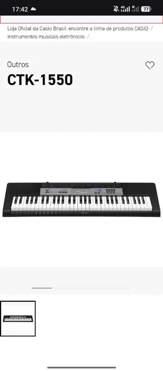 CASIO 1550 CTk - Foto 3