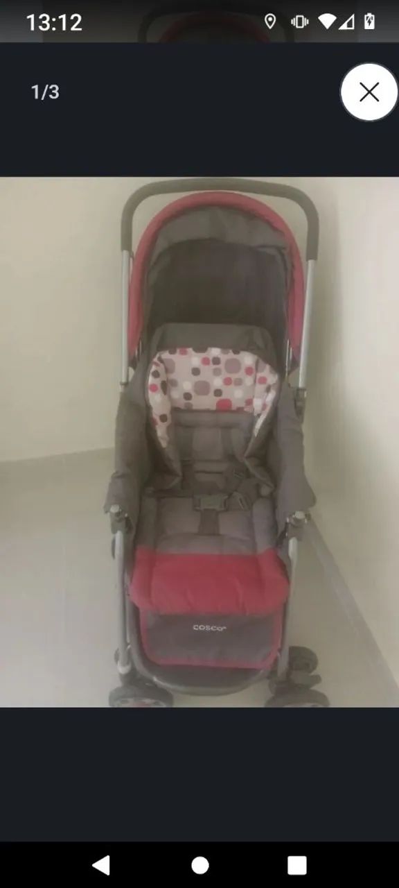 Vendo carrinho de bebê 
